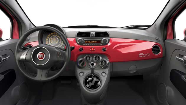 2013 Fiat 500 Turbo dash