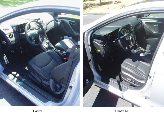 Hyundai Elantra Coupe and GT Interiors