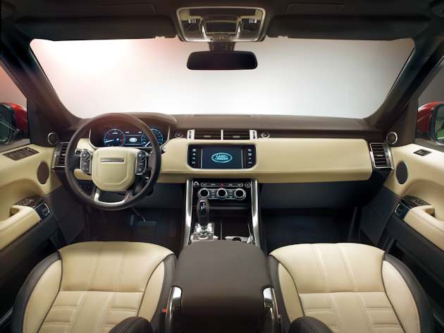 2014 Range Rover Sport dash
