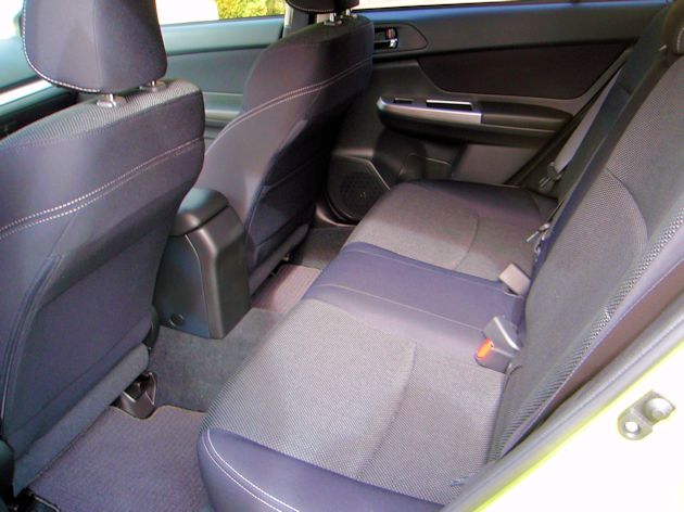 2014 Subaru XV Crosstrek Hybrid rear seat