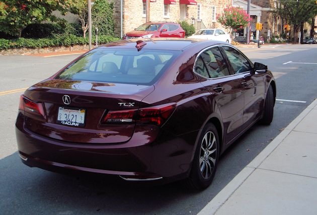 2015 Acura TLX rear 2