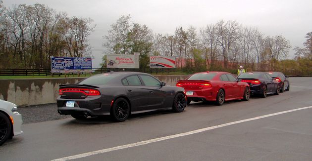 2015 Dodge Charger Hellcats track