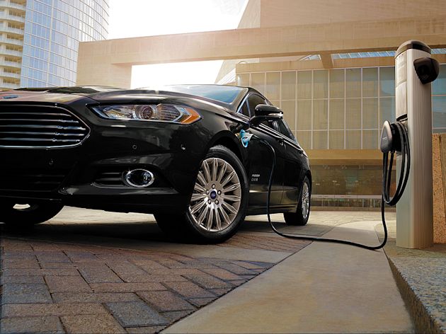 2015 Ford Fusion Energi plugged-in