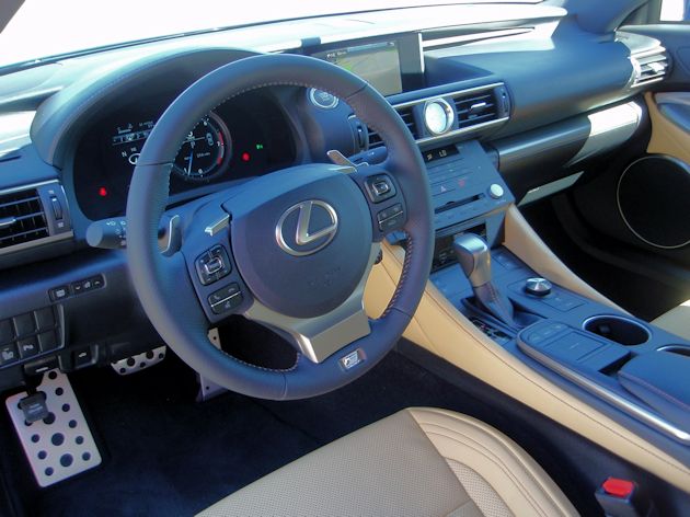 2015 Lexus RC F dash 2
