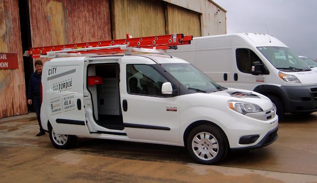 2015 Ram ProMaster City side outfitted