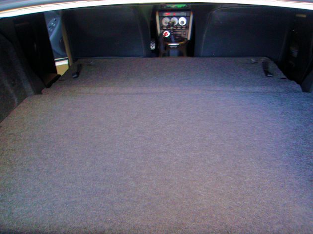 2015 Subaru BRZ cargo area seat folded