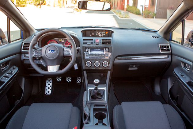 2015 Subaru WRX dash-no nav