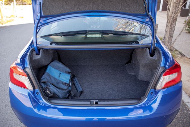 2015 Subaru WRX trunk