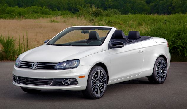 2015 VW Eos front top down