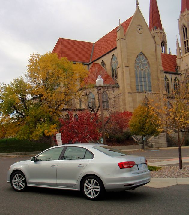 2015 VW Jetta TDI front cathedral