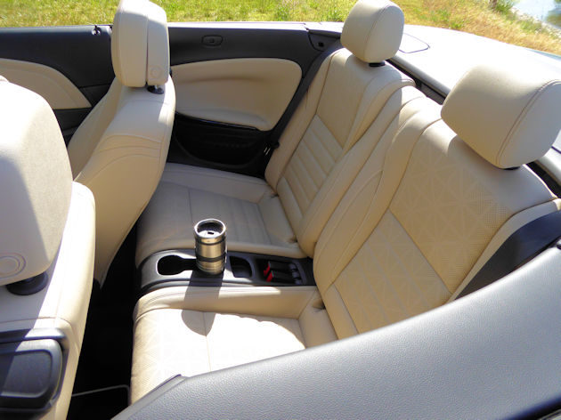 2016 Buick Cascada rear seat