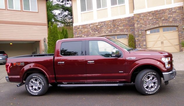 2016 Ford F-150 side