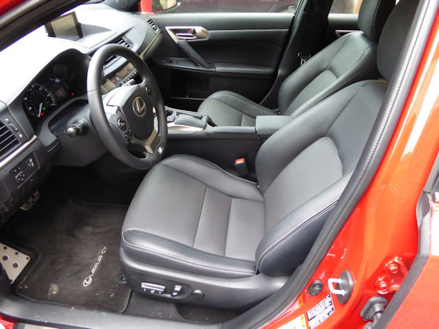 2016 Lexus CT 200h interior