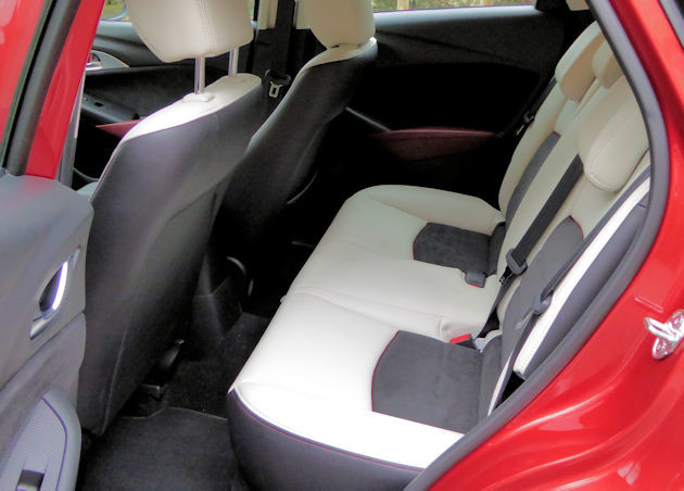 2016 Mazda CX-3 rear seat