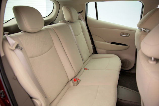 2016 Nissan Leaf rear seat