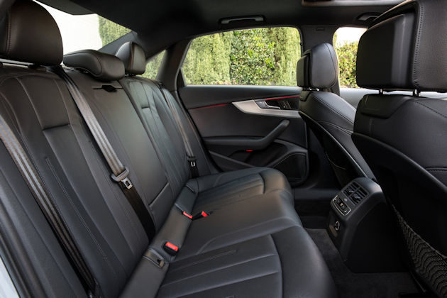 2017 Audi A4 rear seat