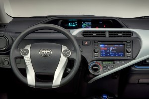 2012 Toyota Prius c dash