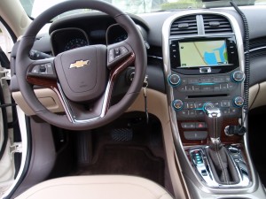 2013 Chevy Malibu - Dashboard (Chevrolets 2013 lineup)