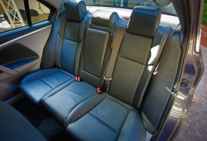 Coda Electric Car - Backseats