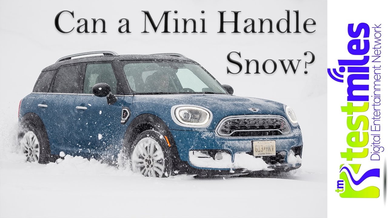 2017 Mini Countryman using ALL4 in the Snowy Mountains