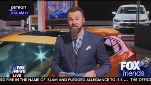 Mike Caudill on Fox and Friends LIVE from the Detroit Auto Show
