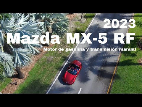 Mazda MX-5 RF 2023, el placer del motor de gasolina y la transmisión manual