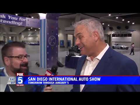 Nik Miles Bently GT San Diego International Auto Show KSWB Fox 5